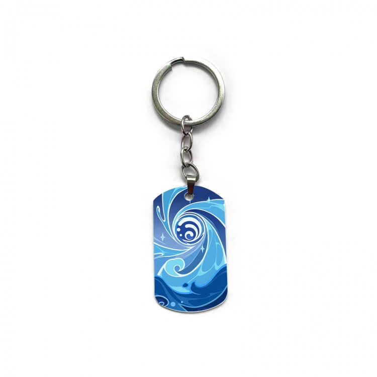 Genshin Impact Anime double-sided full-color printed keychain price for 5 pcs