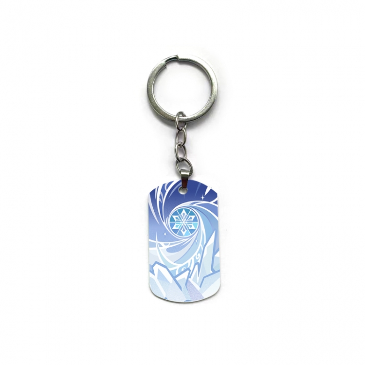 Genshin Impact Anime double-sided full-color printed keychain price for 5 pcs