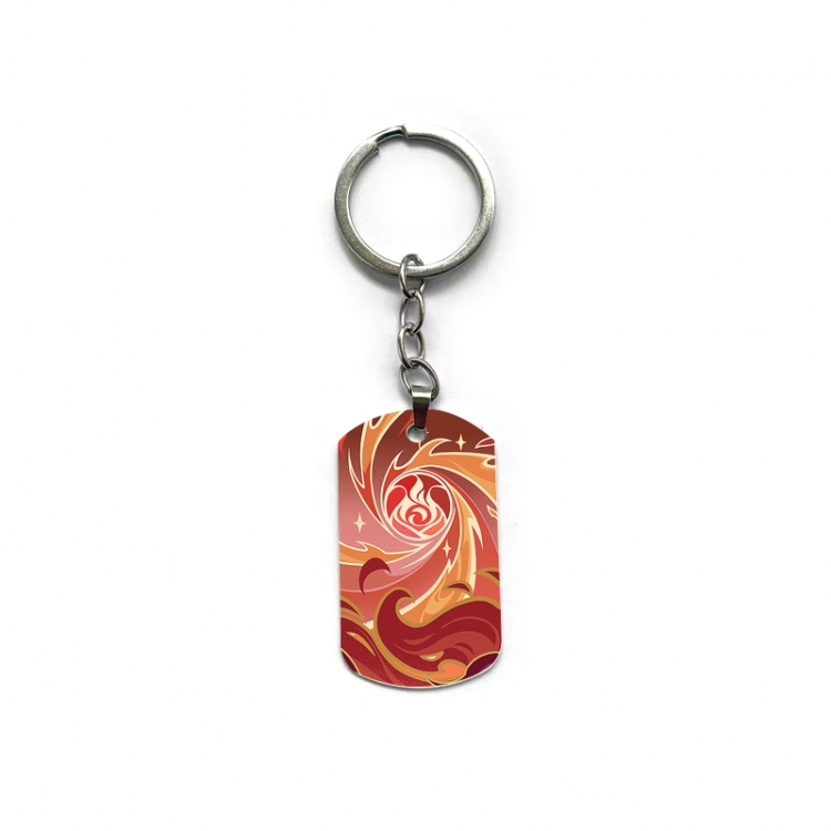 Genshin Impact Anime double-sided full-color printed keychain price for 5 pcs