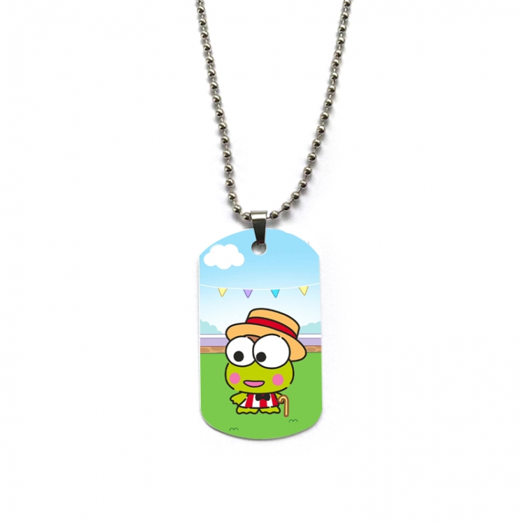 sanrio Anime double-sided full color printed military brand necklace price for 5 pcs