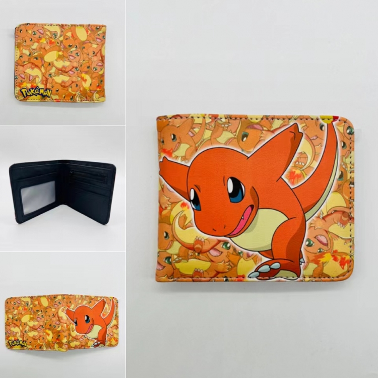 Pokemon Full color Two fold short card case wallet 11X9.5CM 