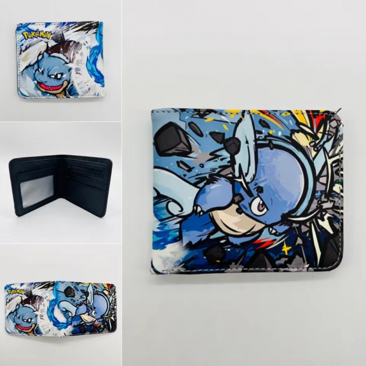 Pokemon Full color Two fold short card case wallet 11X9.5CM 