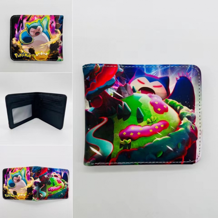 Pokemon Full color Two fold short card case wallet 11X9.5CM 