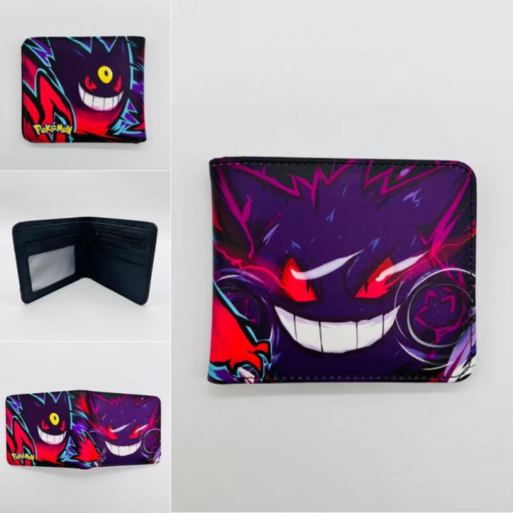 Pokemon Full color Two fold short card case wallet 11X9.5CM 