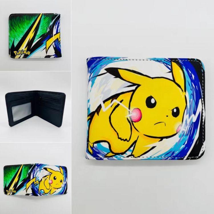 Pokemon Full color Two fold short card case wallet 11X9.5CM 