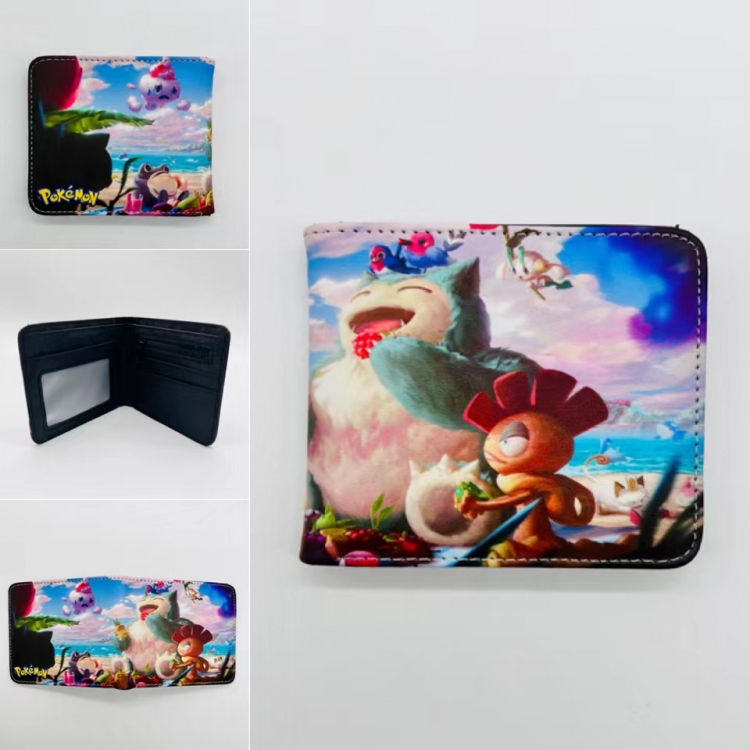 Pokemon Full color Two fold short card case wallet 11X9.5CM
