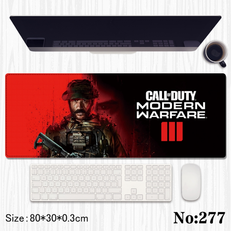 Call of Duty Anime peripheral computer mouse pad office desk pad multifunctional pad 80X30X0.3cm