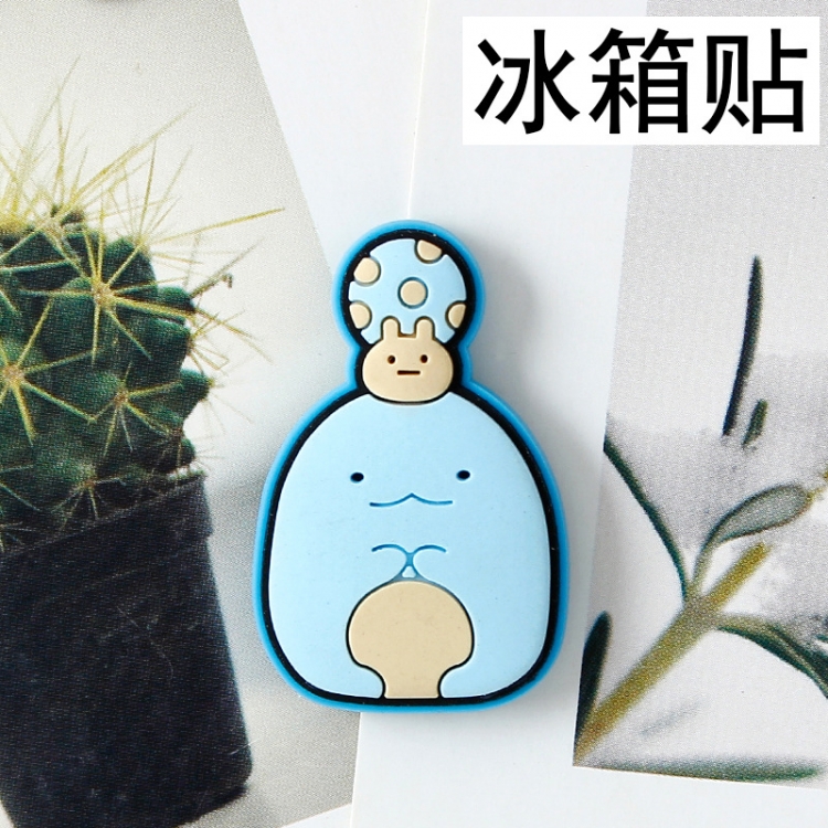 Corner creatures Soft rubber material refrigerator decoration magnet magnetic sticker 3-5 cm  price for 10 pcs