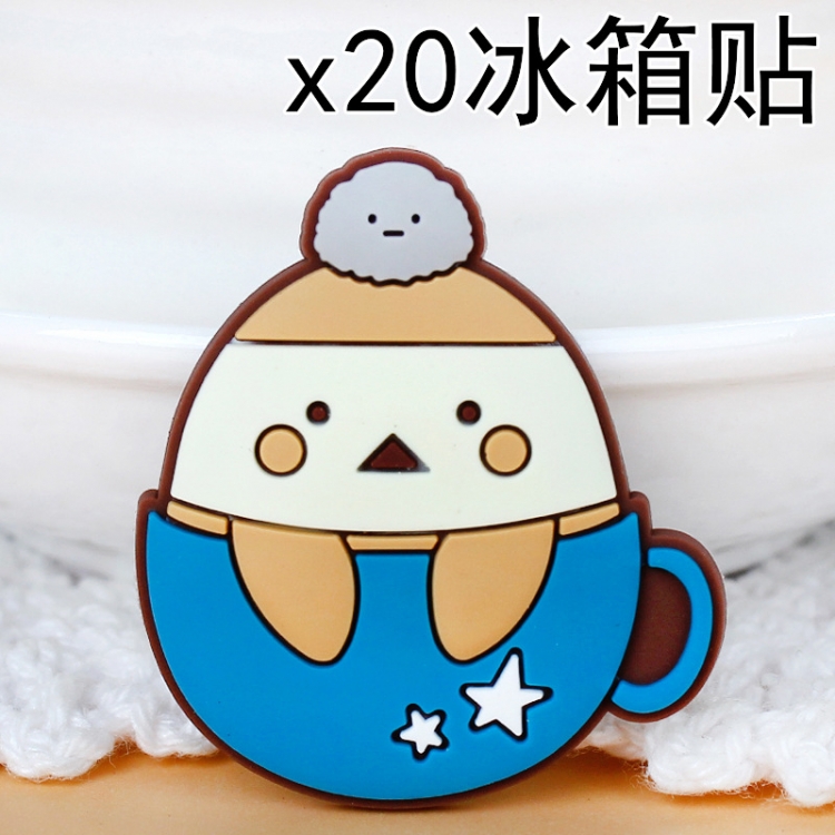Corner creatures Soft rubber material refrigerator decoration magnet magnetic sticker 3-5 cm  price for 10 pcs