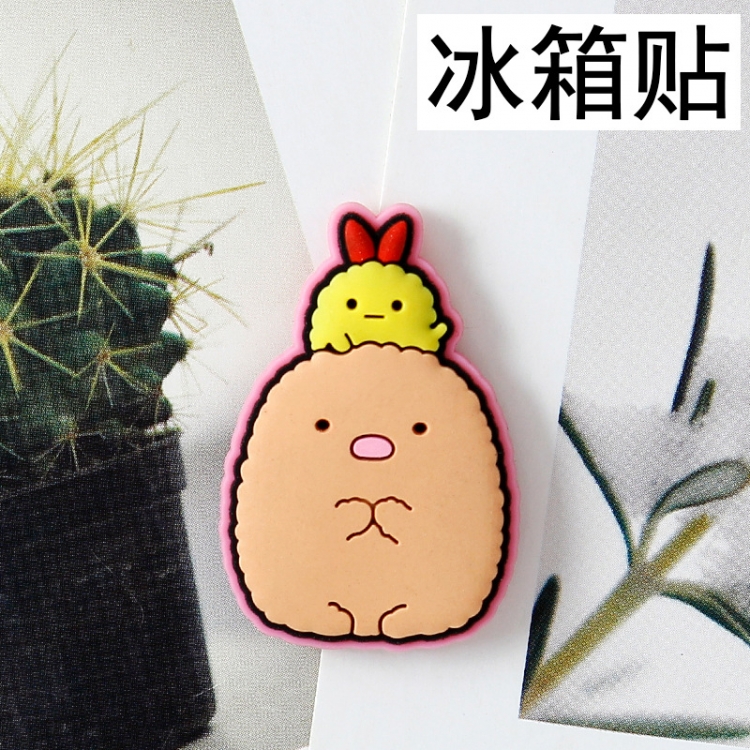 Corner creatures Soft rubber material refrigerator decoration magnet magnetic sticker 3-5 cm  price for 10 pcs