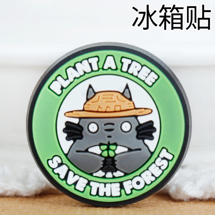 TOTORO Soft rubber material refrigerator decoration magnet magnetic sticker 3-5 cm  price for 10 pcs