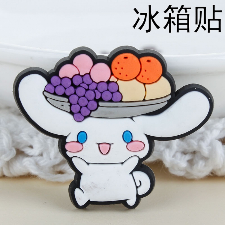 Cinnamoroll  Soft rubber material refrigerator decoration magnet magnetic sticker 3-5 cm  price for 10 pcs