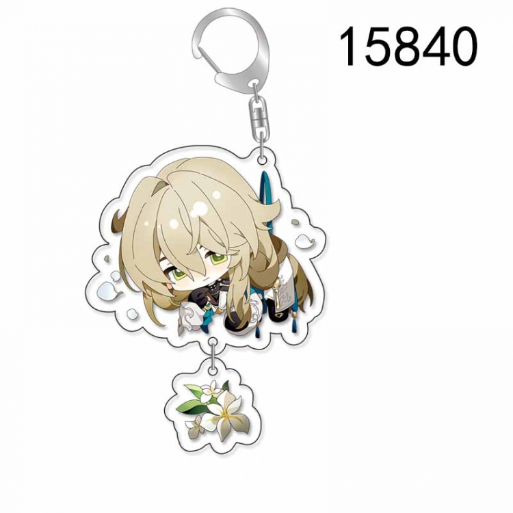 Honkai: Star Rail Anime acrylic Pendant Key Chain  price for 5 pcs