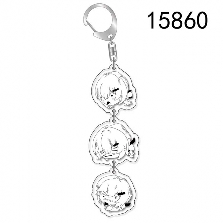 Honkai: Star Rail Anime acrylic Pendant Key Chain  price for 5 pcs