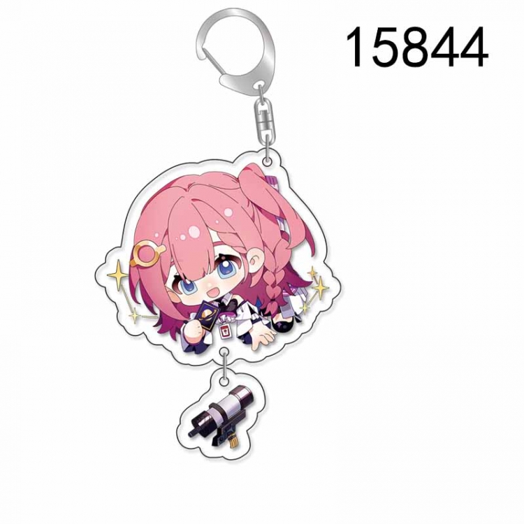 Honkai: Star Rail Anime acrylic Pendant Key Chain  price for 5 pcs