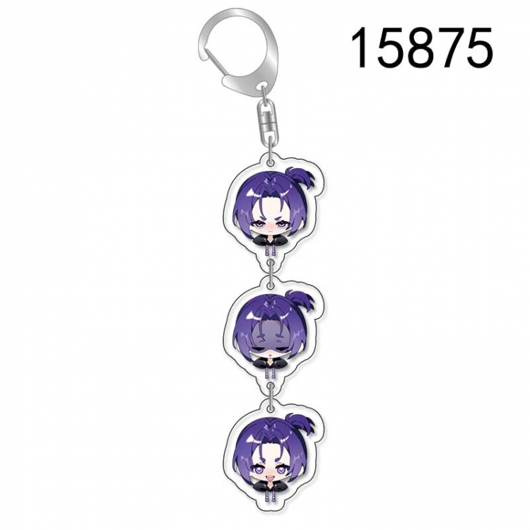 BLUE LOCK Anime acrylic Pendant Key Chain  price for 5 pcs
