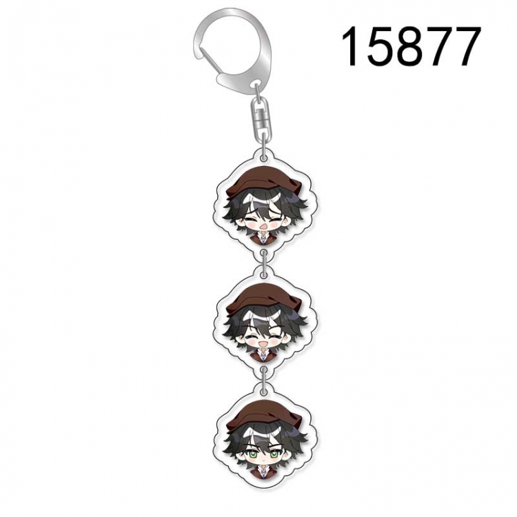 Bungo Stray Dogs Anime acrylic Pendant Key Chain  price for 5 pcs