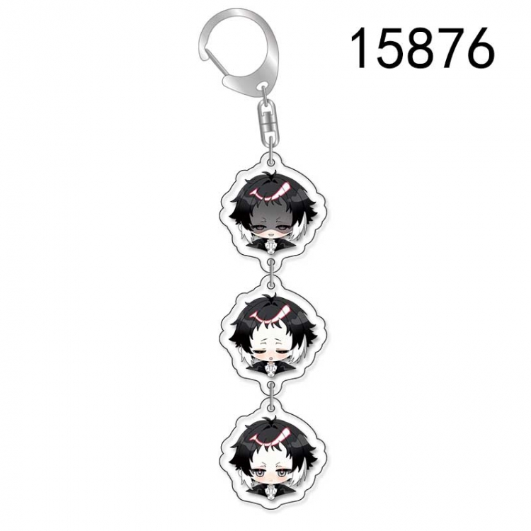 Bungo Stray Dogs Anime acrylic Pendant Key Chain  price for 5 pcs