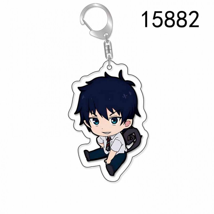 Ao no Exorcist Anime Acrylic Keychain Charm price for 5 pcs