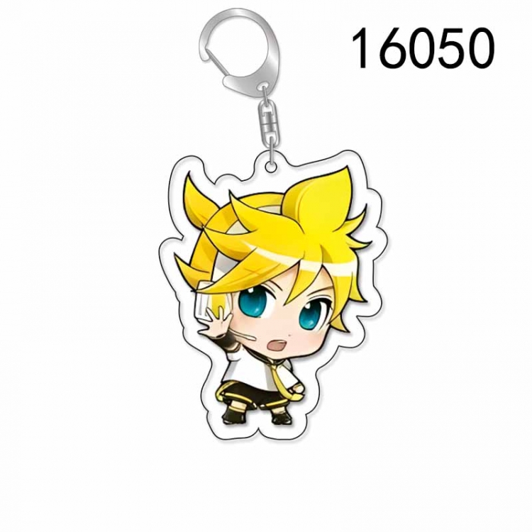 Hatsune Miku Anime Acrylic Keychain Charm price for 5 pcs 16050