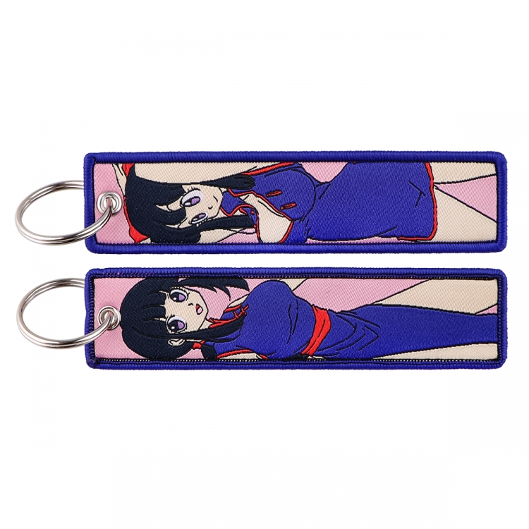 DRAGON BALL Double sided color woven label keychain with thickened hanging rope 13x3cm 10G price for 5 pcs
