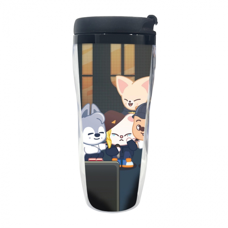 stray-kids Anime double-layer insulated water bottle and cup 350ML