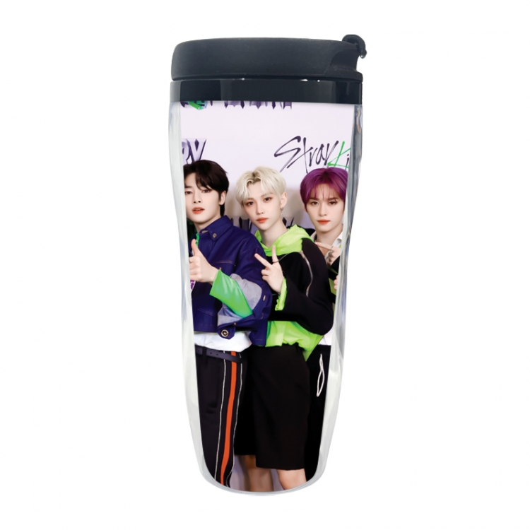 stray-kids Anime double-layer insulated water bottle and cup 350ML