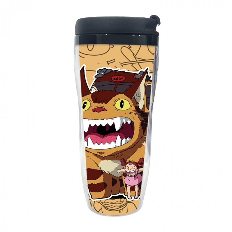 TOTORO Anime double-layer insulated water bottle and cup 350ML