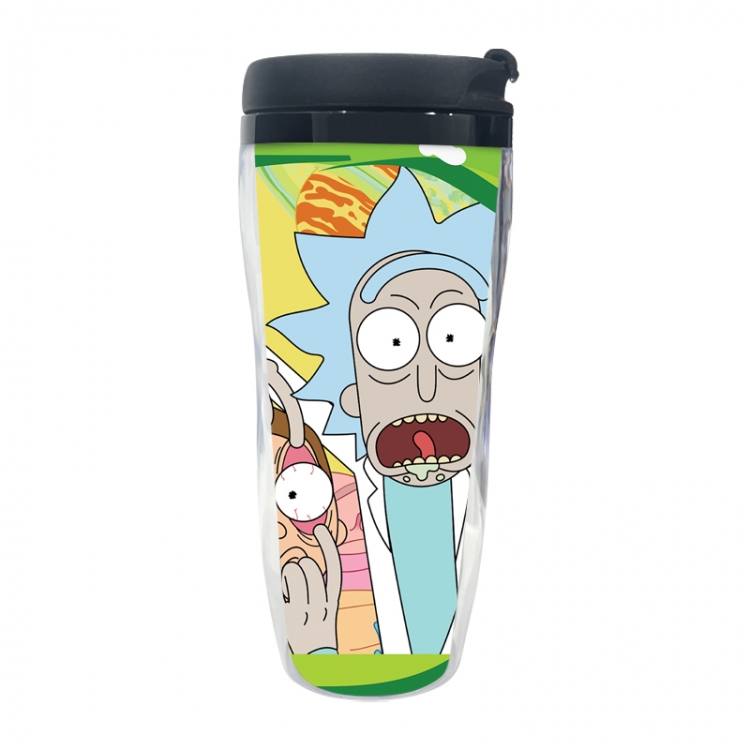 Rick and Morty Anime double-layer insulated water bottle and cup 350ML