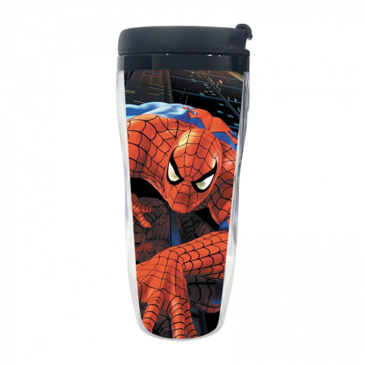 Spiderman Anime double-layer insulated water bottle and cup 350ML