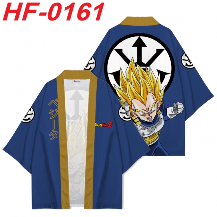 DRAGON BALL Anime digital printed French velvet kimono top from S to 4XL  HF-0161