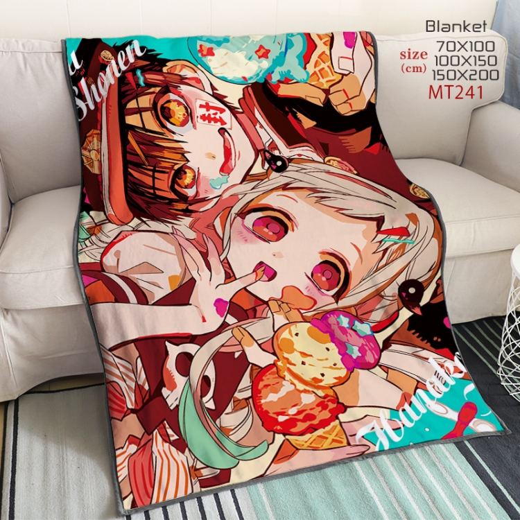 Toilet-bound Hanako-kun  Anime oversized mink flannel blanket 150X200CM customizable