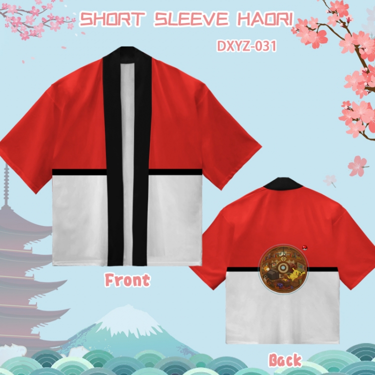Pokemon Anime and Wind Feather Weaving Short sleeved T-shirt DXYZ031