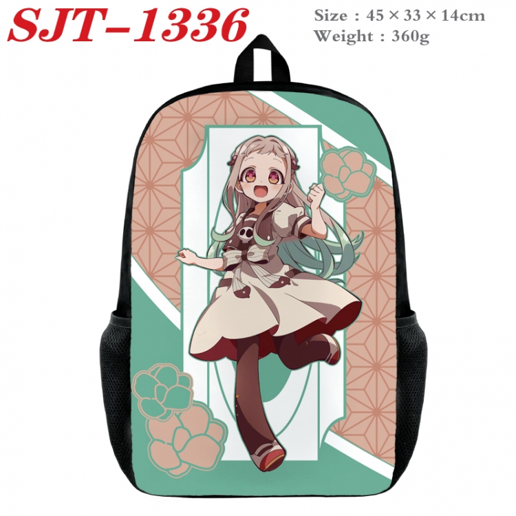 Toilet-bound Hanako-kun Anime nylon canvas backpack student backpack 45x33x14cm