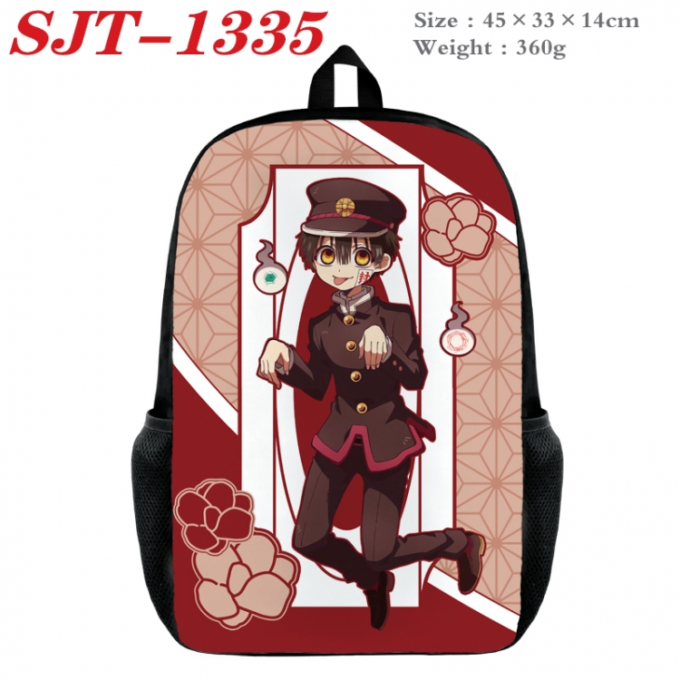 Toilet-bound Hanako-kun Anime nylon canvas backpack student backpack 45x33x14cm