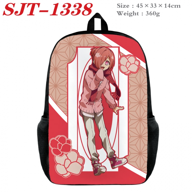 Toilet-bound Hanako-kun Anime nylon canvas backpack student backpack 45x33x14cm