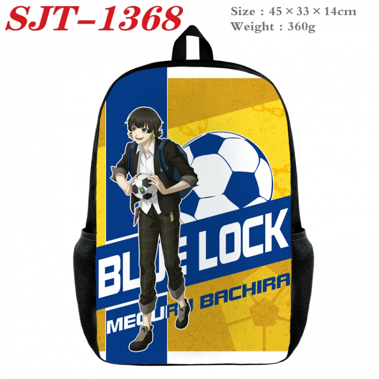 BLUE LOCK Anime nylon canvas backpack student backpack 45x33x14cm