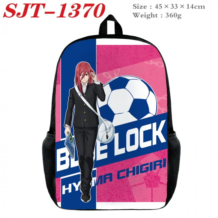 BLUE LOCK Anime nylon canvas backpack student backpack 45x33x14cm