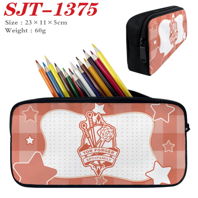 SPY×FAMILY  Anime nylon student pencil case 23x11x5cm 