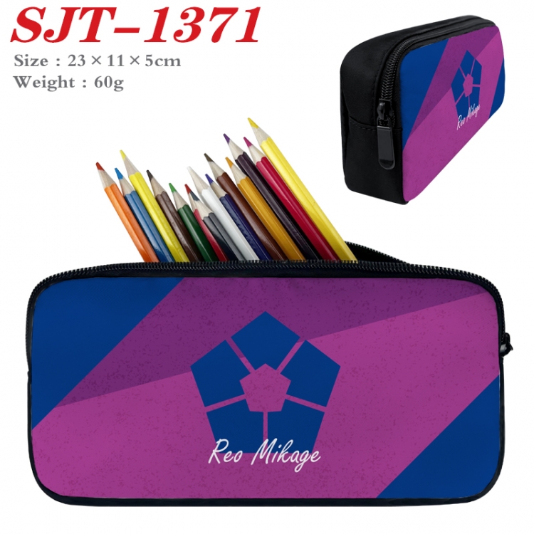 BLUE LOCK  Anime nylon student pencil case 23x11x5cm
