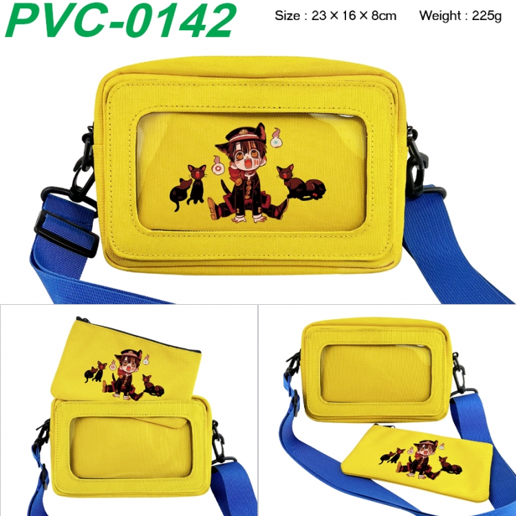 Toilet-bound Hanako-kun Anime PVC transparent small shoulder bag 23x16x8cm