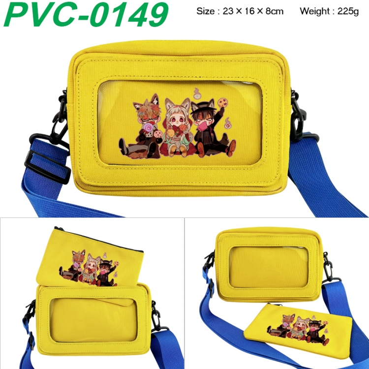 Toilet-bound Hanako-kun Anime PVC transparent small shoulder bag 23x16x8cm