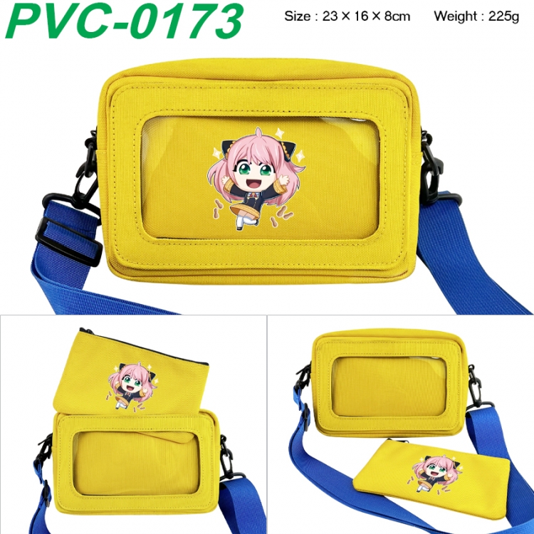 SPY×FAMILY Anime PVC transparent small shoulder bag 23x16x8cm