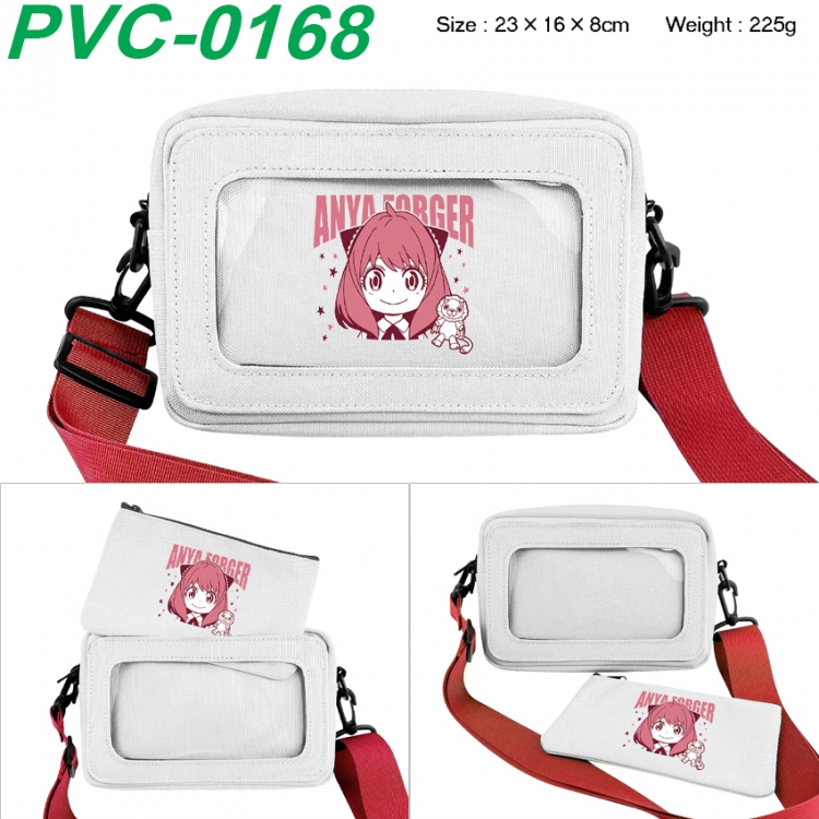 SPY×FAMILY Anime PVC transparent small shoulder bag 23x16x8cm