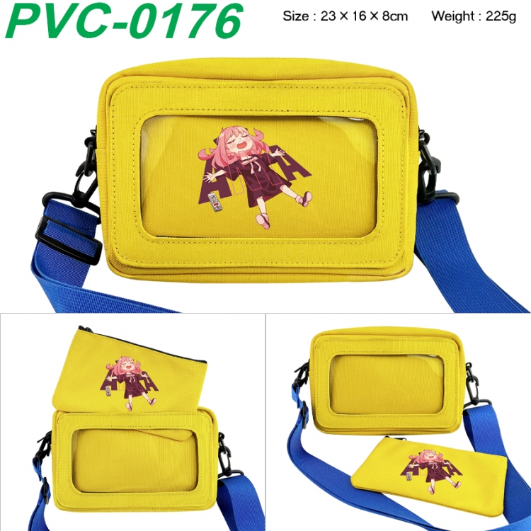 SPY×FAMILY Anime PVC transparent small shoulder bag 23x16x8cm