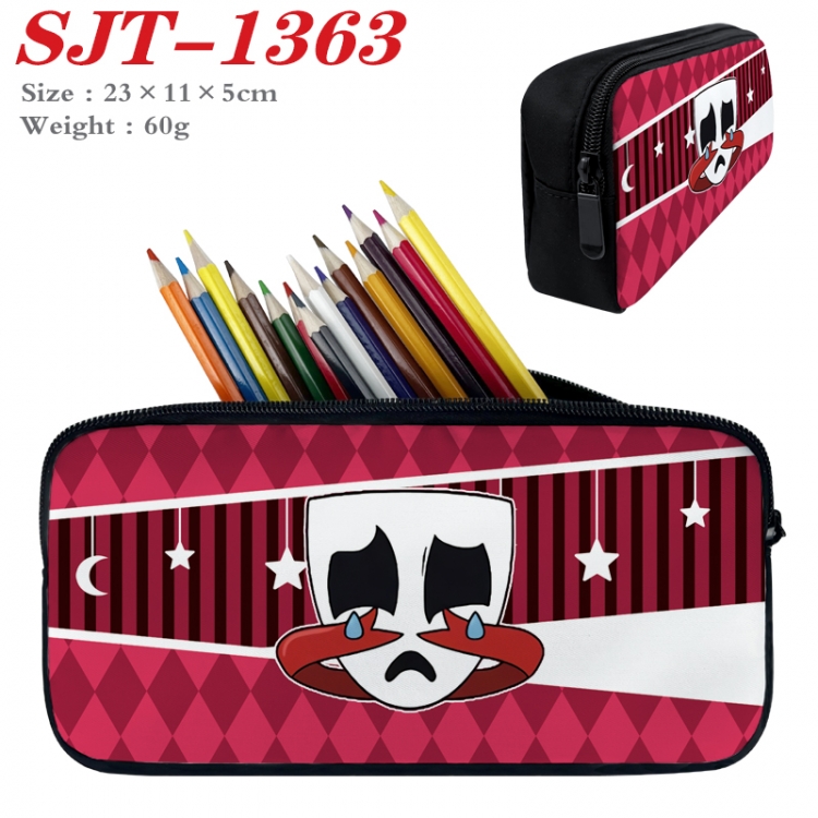 The Amazing Digital Circus Anime nylon student pencil case 23x11x5cm 