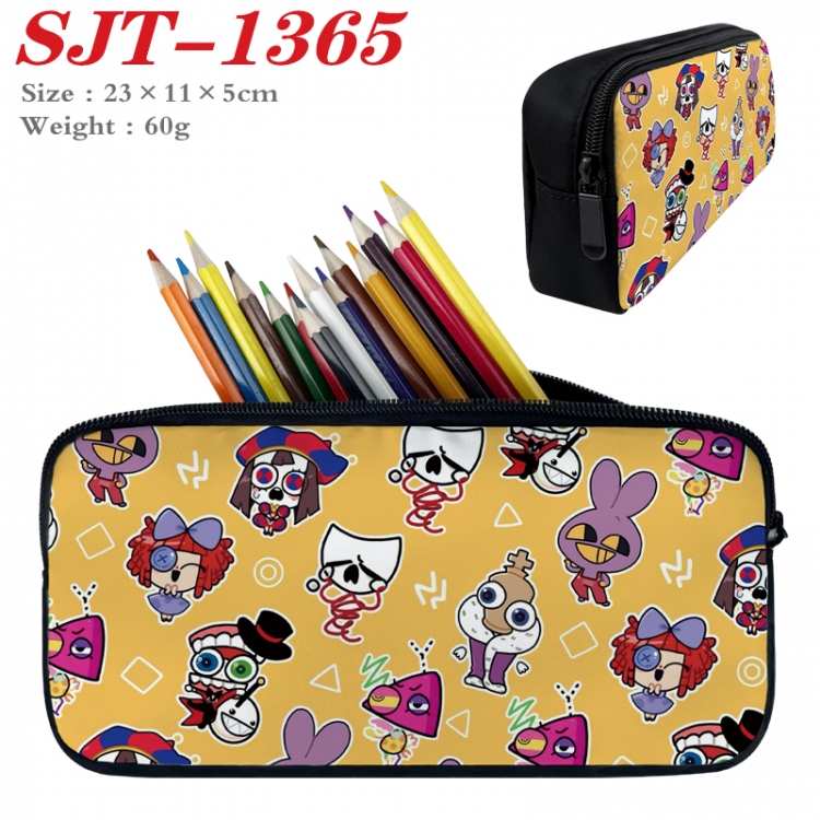The Amazing Digital Circus Anime nylon student pencil case 23x11x5cm 