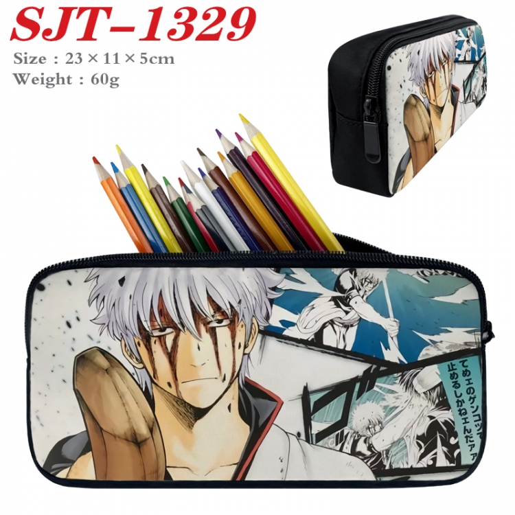  Gintama Anime nylon student pencil case 23x11x5cm 