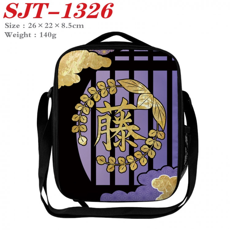 Demon Slayer Kimets Anime Lunch Bag Crossbody Bag 26x22x8.5cm  SJT-1326