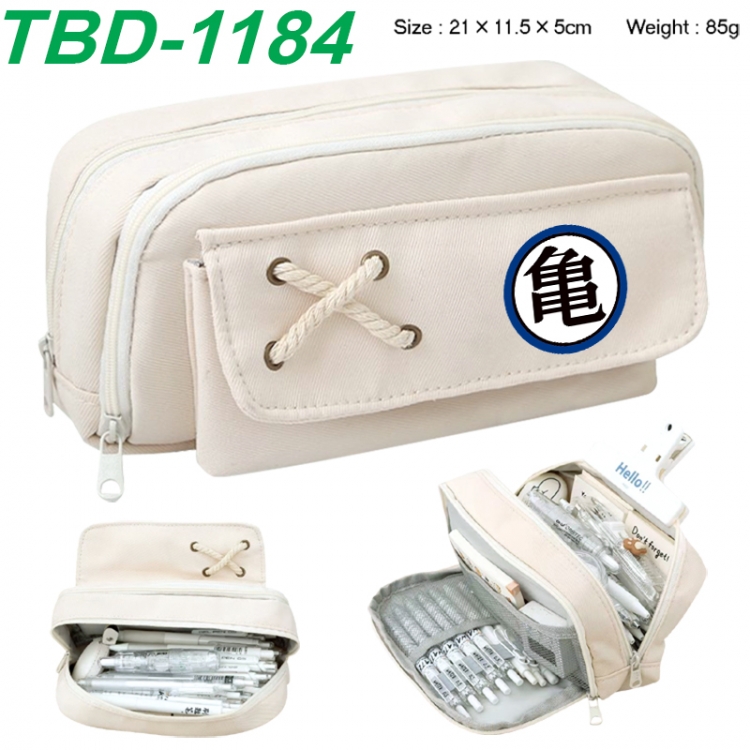 DRAGON BALL Anime waterproof large capacity stationery box pencil case 21x11.5x5cm 85g